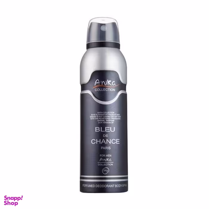 اسپری خوشبو کننده بدن مردانه آنیکا (Anika) مدل BLUE DE CHANCE حجم 200 میلیلیتر