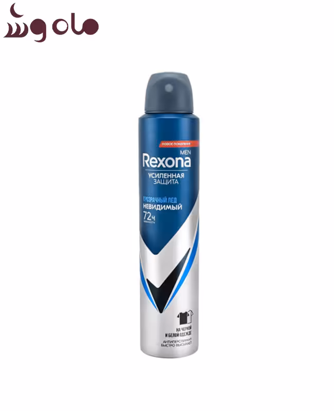 اسپری ضد تعریق مردانه رکسونا مدل اینویزیبل 72 ساعته حجم 200 میل