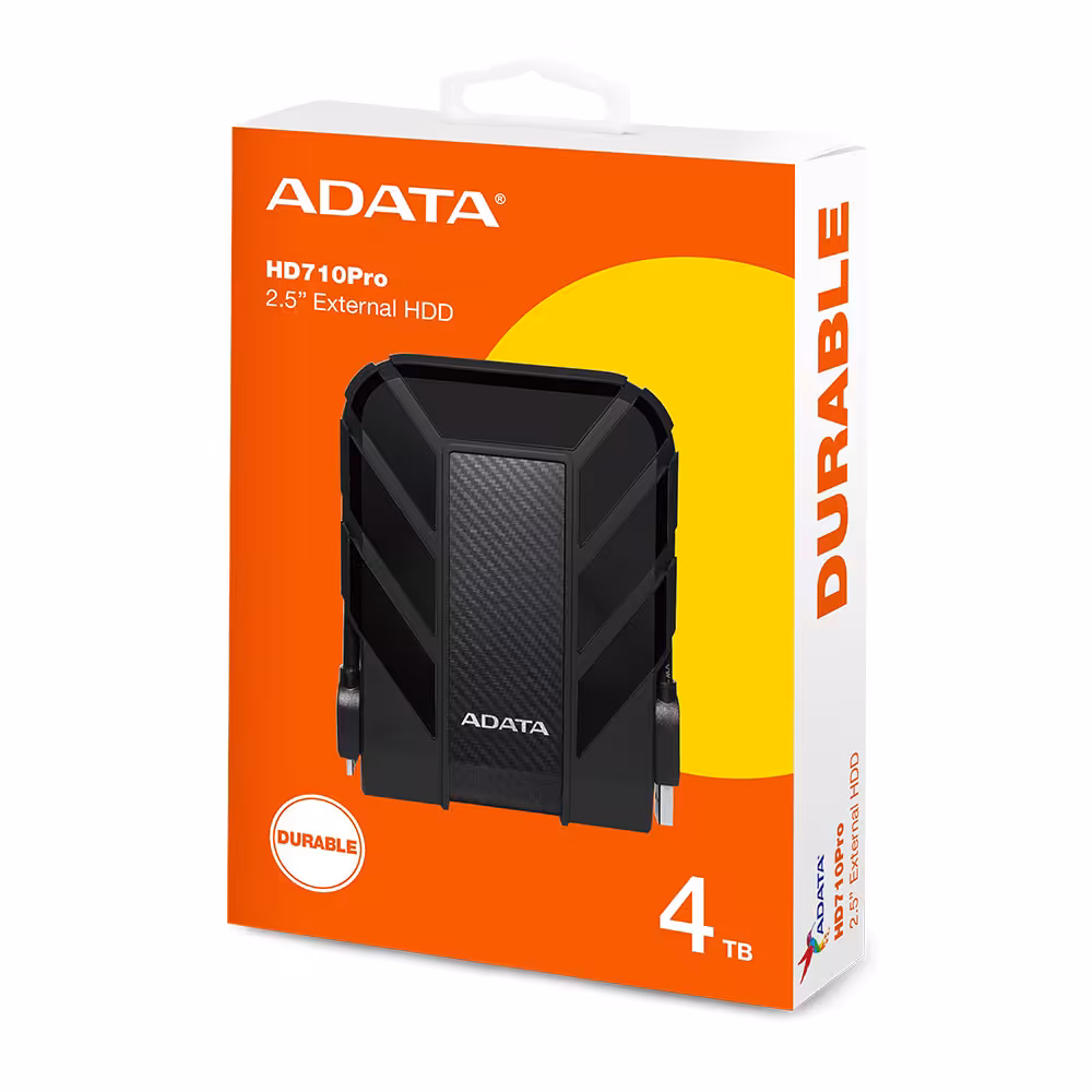 هارد اکسترنال ای دیتا ADATA HD710 Pro BLACK ظرفیت 4 ترابایت