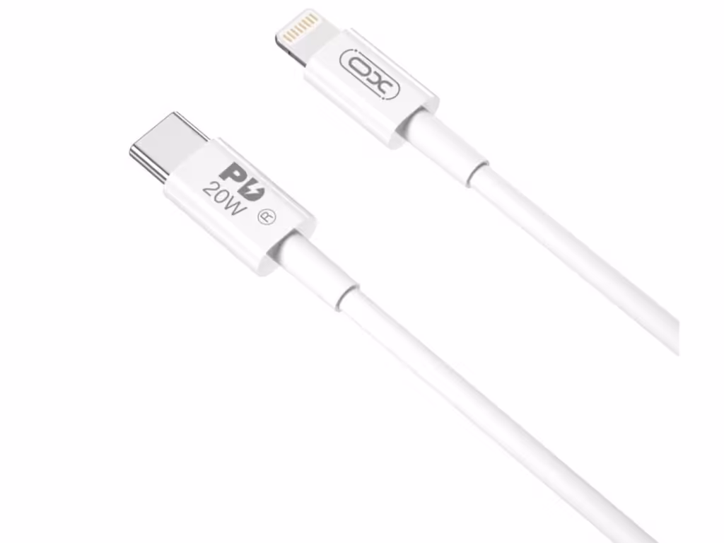 کابل شارژ سریع لایتنینگ به تایپ‌سی یک متری ایکس‌او XO PD 20W fast charging cable NB Q189A