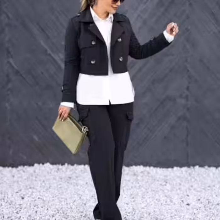 ست سه تیکه کتان کش و داکرون مدل آلکا