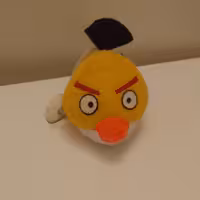 عروسک جاکلیدی جا سوییچی جا سوئیچی انگری برد کوچک جوجه زرد کوچک