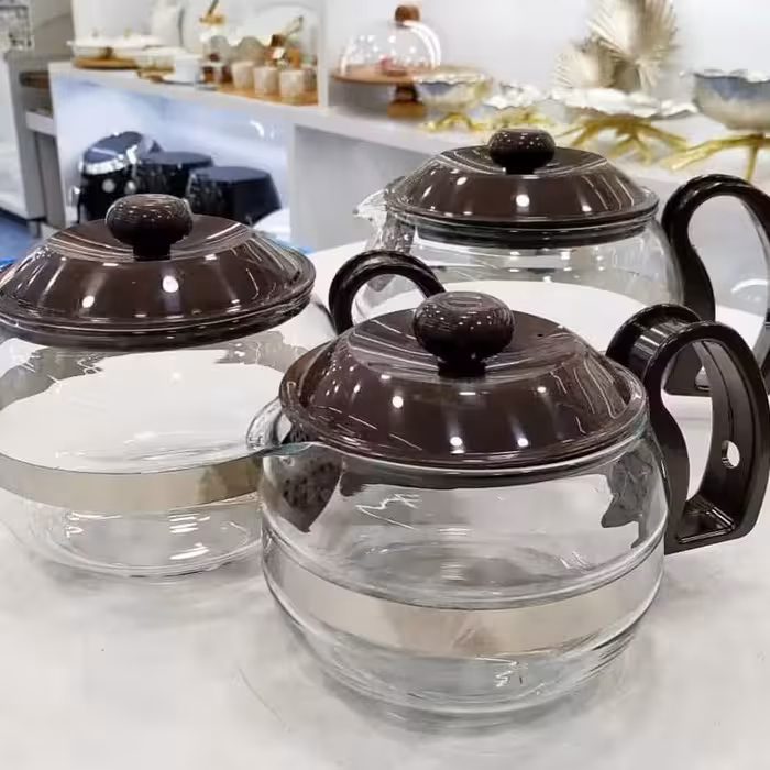 قوری پیرکس فایرکس  آلمانی حک شده 1200میلی لیتر 