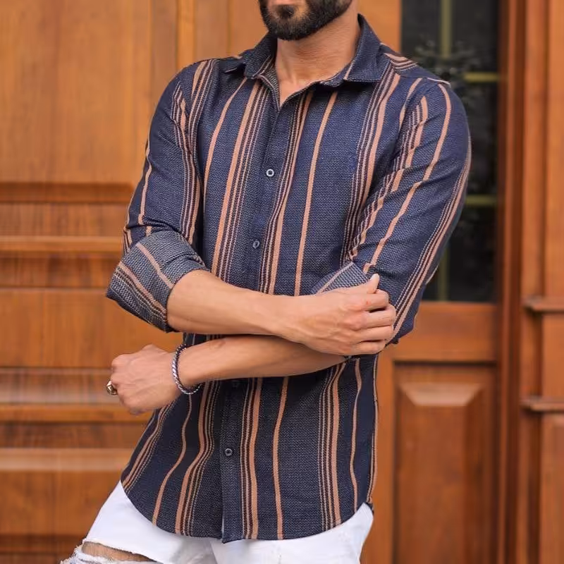 پیراهن مردانه کنفی 