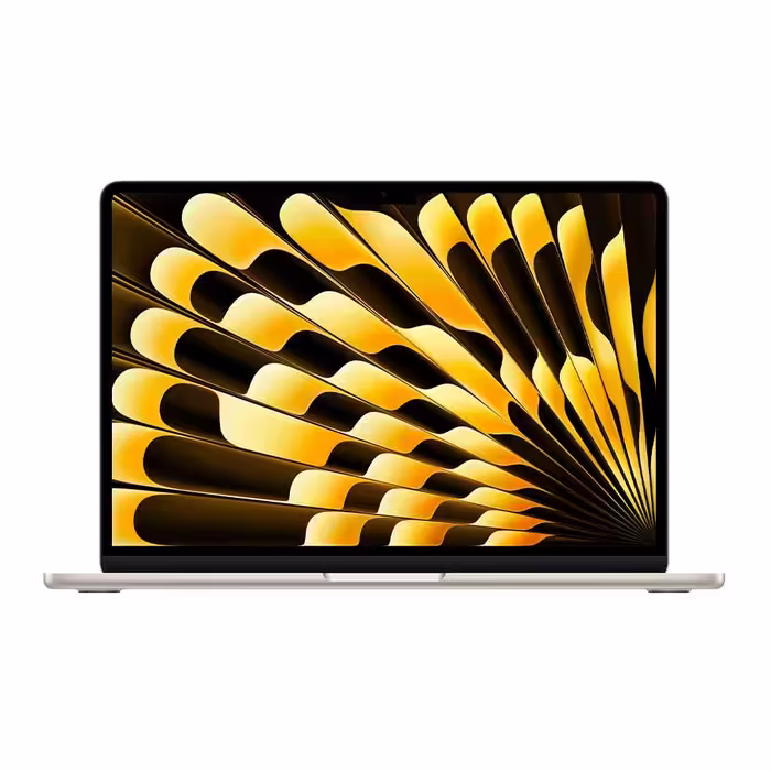 لپ تاپ اپل MacBook Air MRYT3 (مدل 2024) با صفحه نمایش 15.3 اینچی، پردازنده M3 8-Core، رم 8GB، حافظه 512GB SSD و گرافیک 10-Core GPU