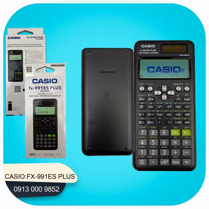 ماشین حساب مهندسی کاسیو اصلی مدل FX-991ES PLUS(فروش تکی و عمده)