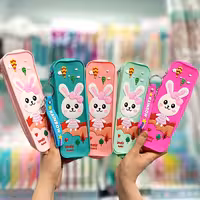 جامدادی فانتزی طرح خرگوش جامدادی سیلیکونی فانتزی جامدادی طرح خرگوش جامدادی خرگوشی جامدادی دخترانه کیف سیلیکونی 