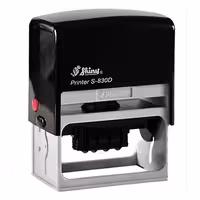 دستگاه مهر شاینی تاریخ دار مدل S-830-D سایز 38 × 75