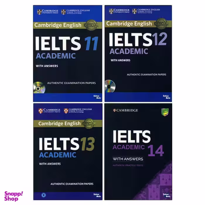 کتاب Cambridge English IELTS Academic اثر جمعی از نویسندگان نشر زبان مهر جلد 11 تا 14