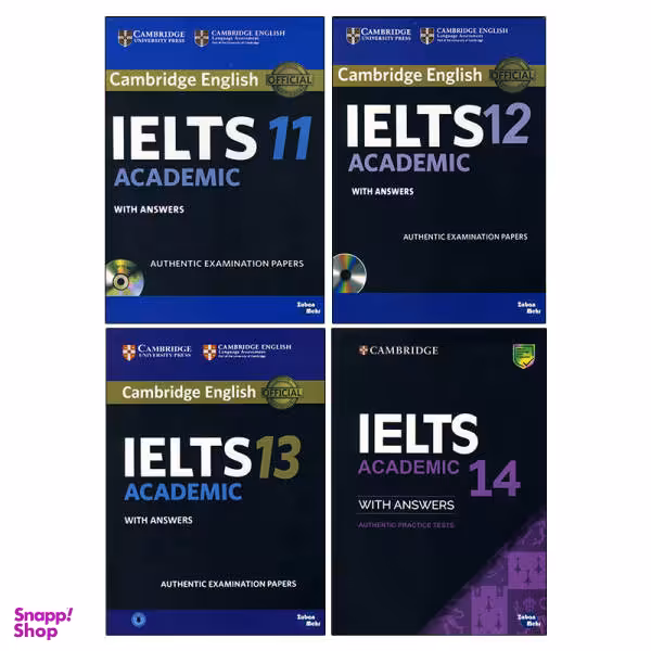 کتاب Cambridge English IELTS Academic اثر جمعی از نویسندگان نشر زبان مهر جلد 11 تا 14