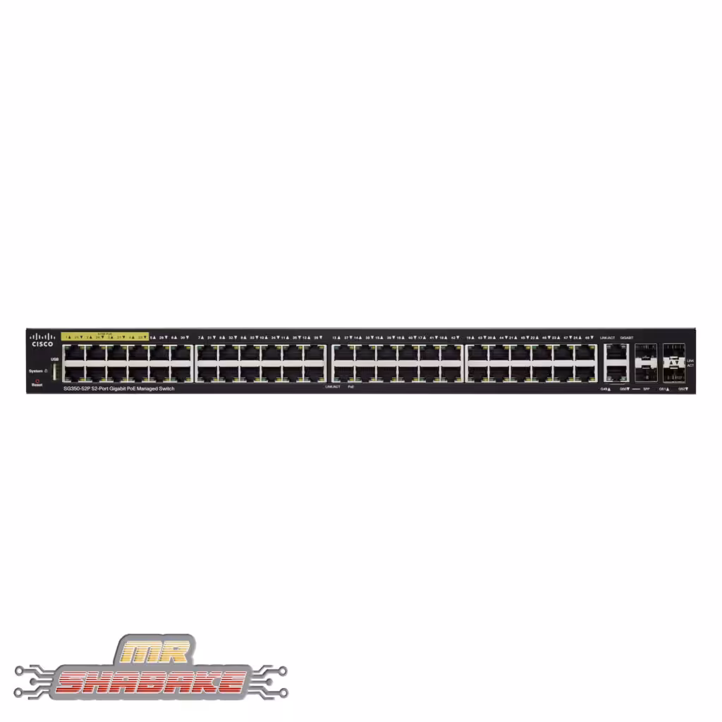 قیمت و خرید سوئیچ سیسکو SG350-52P | مستر شبکه