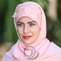 هدشال دخترانه ی پروانه ای رازگالری کرپ حریر