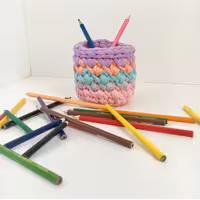 جامدادی دستباف تریکو طرح 1