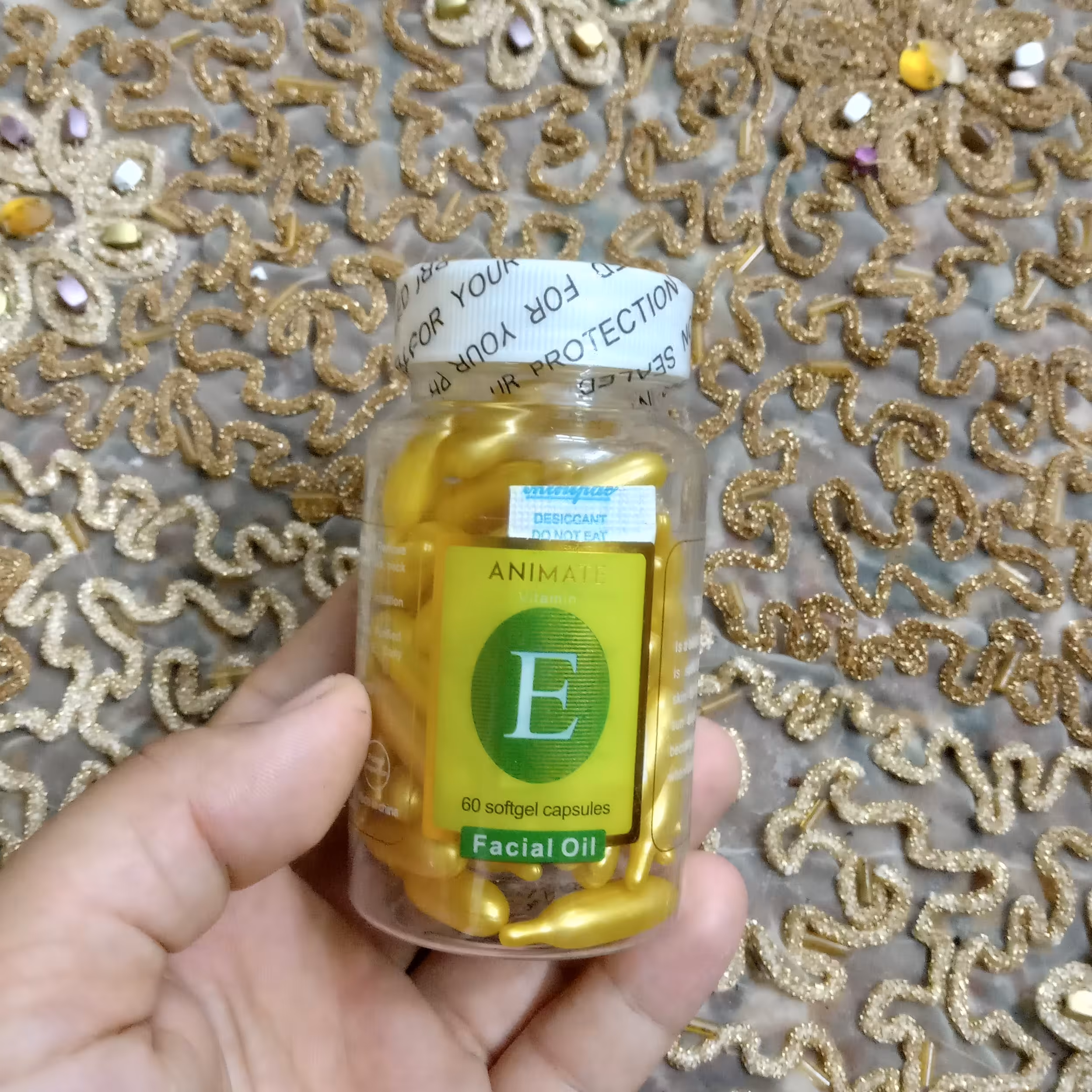 کپسول های حاوی ویتامین E 60تایی