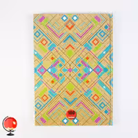 دفتر مشق 100 برگ طرح مربع جلد سخت آپادانا