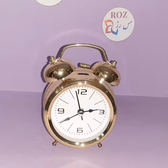 ساعت رومیزی،سایز کوچک، زنگ دار  چراغ دار، ارسال رایگان