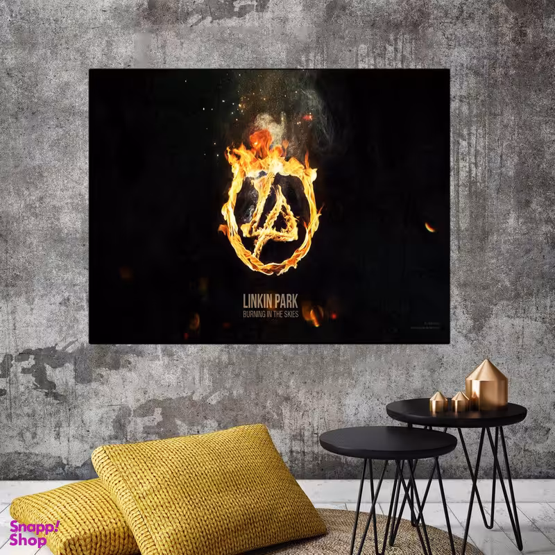 تابلو شاسی بکلیت طرح خواننده لوگو گروه لینکین پارک مدل SH-S6314