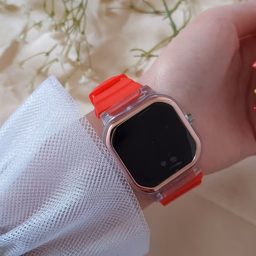 ساعت طرح اپل دیجیتالی