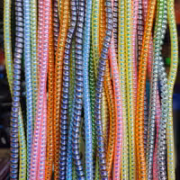 روکش و محافظ کابل شارژ رنگی براق 