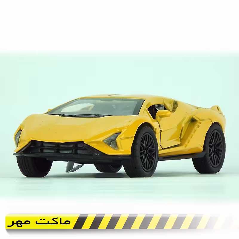 ماکت ماشین فلزی لامبورگینی طول 12 سانت صدا و چراغدار ارسال رایگان در ماکت مهر