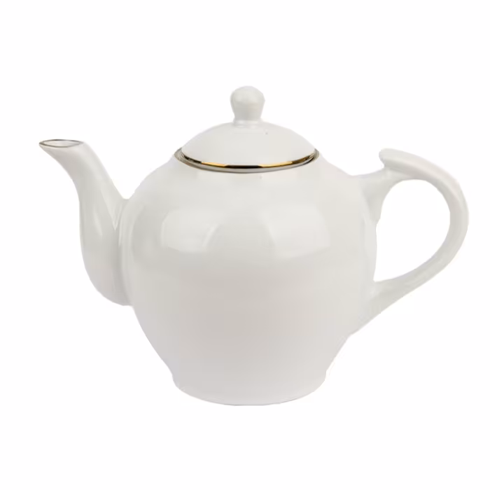 قوری چینی 10 لب طلا