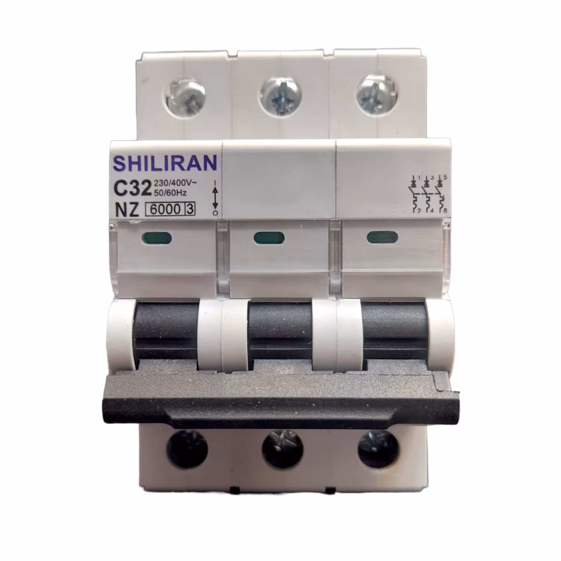 فیوز مینیاتوری سه فاز 32 آمپر شیل ایران مدل C