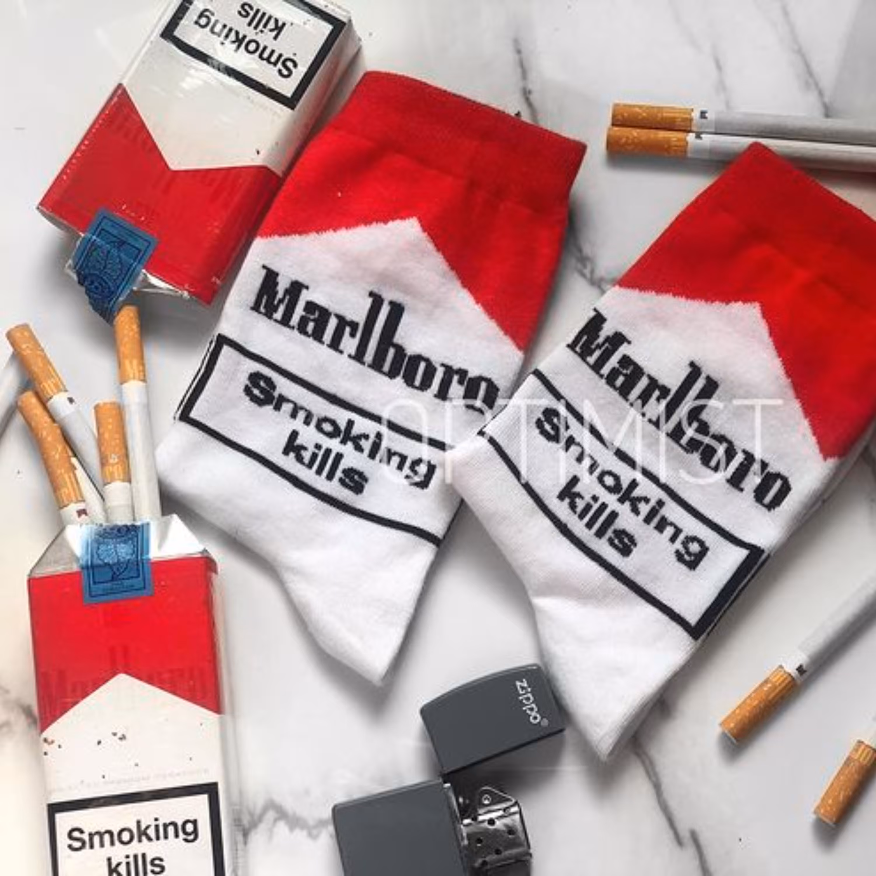 جوراب ساقدار سیگار مارل برو