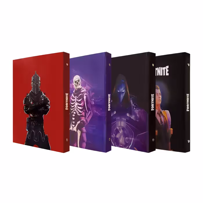 کلاسور 100 برگ پدیده نقش مدل 26 حلقه کالکشن game طرح fort nite مجموعه 4 عددی