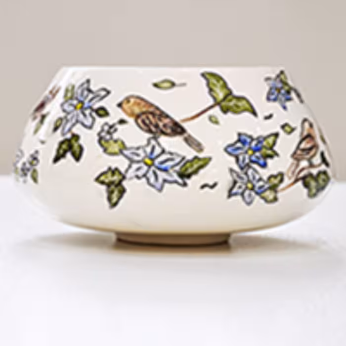 ظرف سفال سفید