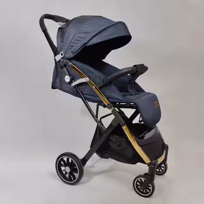 کالسکه خلبانی بیبی استار چرخ بزرگ بدنه طلایی