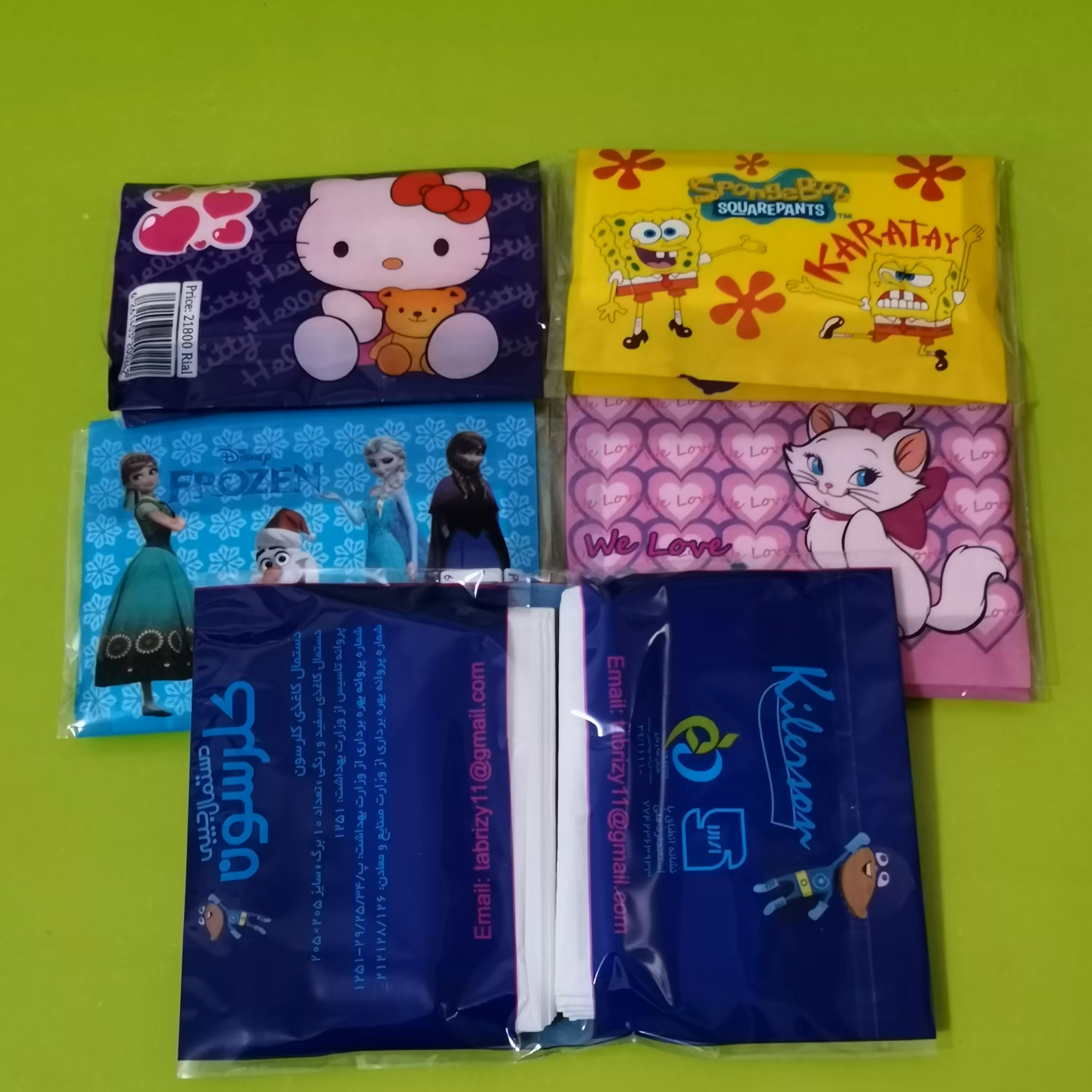 دستمال کاغذی فانتزی