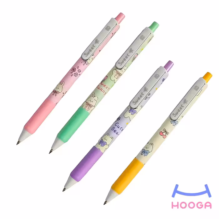 اتود پاستلی 0.5 طرح خرس و خرگوش - هوگا شاپ - فروش انواع محصولات فانتزی