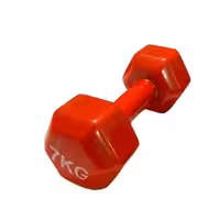 دمبل ایروبیک روکش‌دار 7 کیلوگرمی بسته دو عددی