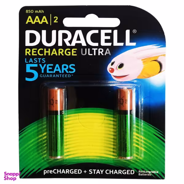 باتری نیم قلمی قابل شارژ دوراسل مدل D-04 بسته دو عددی