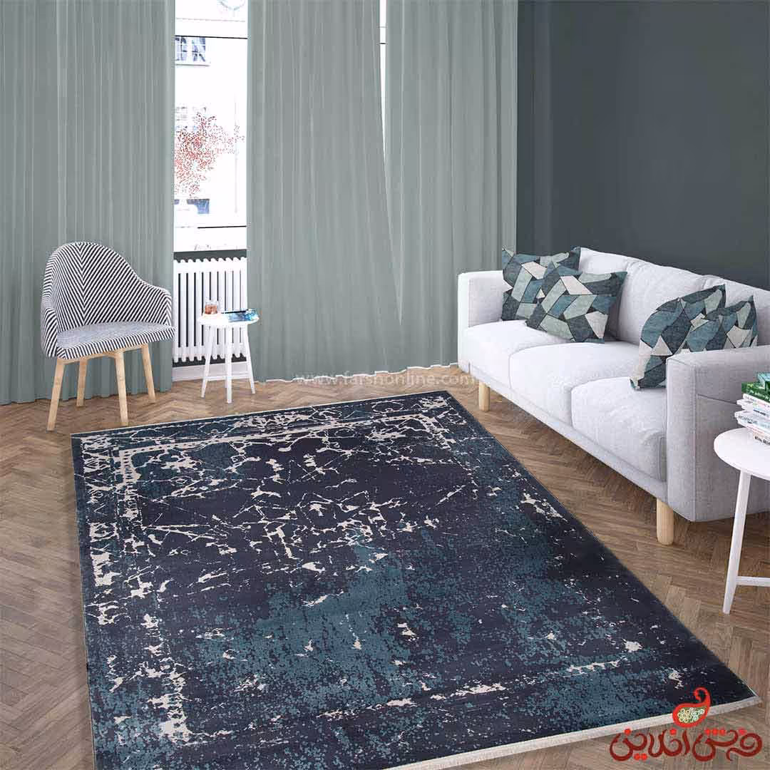 فرش ماشینی برنتین وینتیج کد 11432