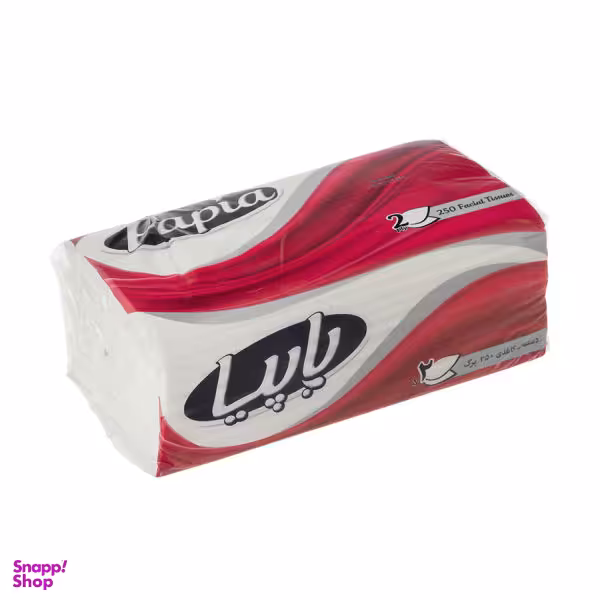 دستمال کاغذی 250 برگ پاپیا مدل P32 بسته 32 عددی