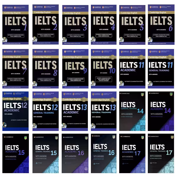 کتاب IELTS Academic-General اثر جمعی از نویسندگان انتشارات دانشگاه کمبریج 24 جلدی