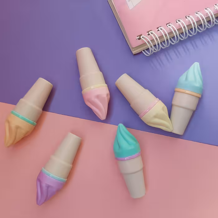 ماژیک فسفری هایلایت طرح بستنی 