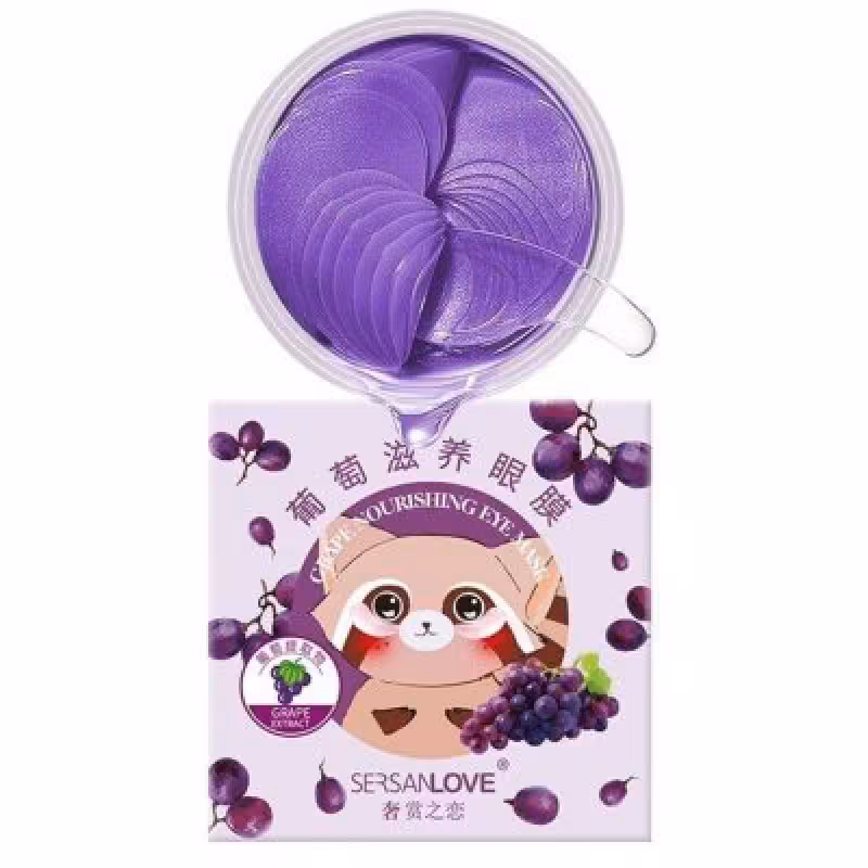 پچ زیر چشم سرسان لاو حاوی عصاره انگور - بسته 60 عددی

