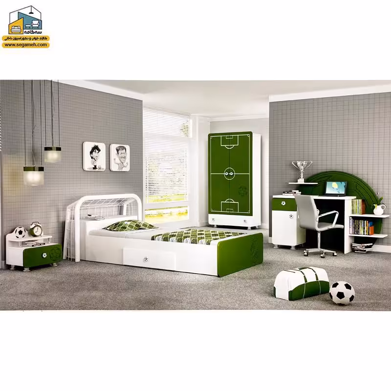 سرویس خواب نوجوان مدل فوتبالی کد BTS719