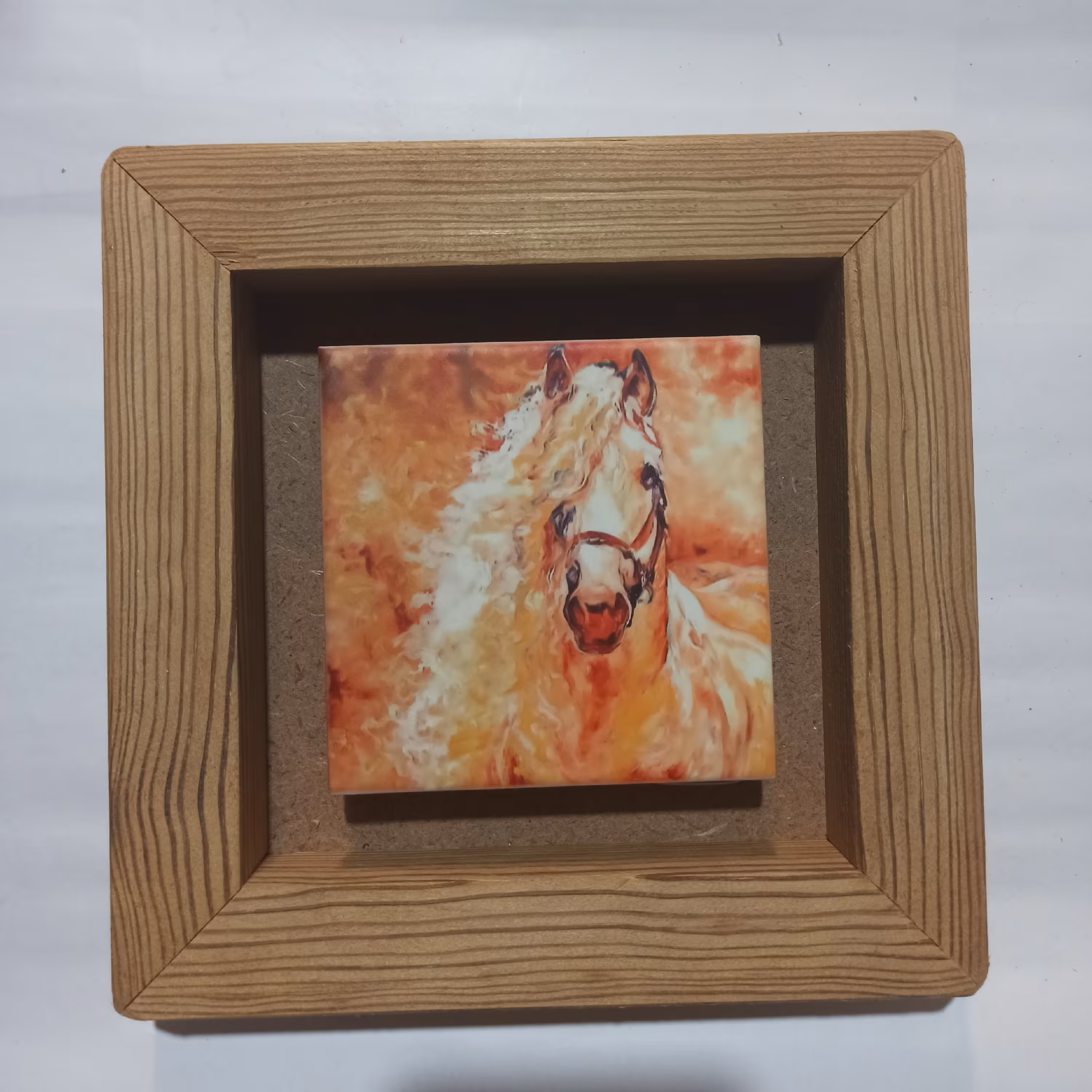 تابلو کاشی اسب