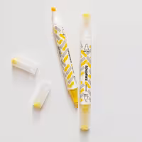 ماژیک هایلایتر  دوسر  رنگ زرد y1 نوک نمدی برند اسکول فنس