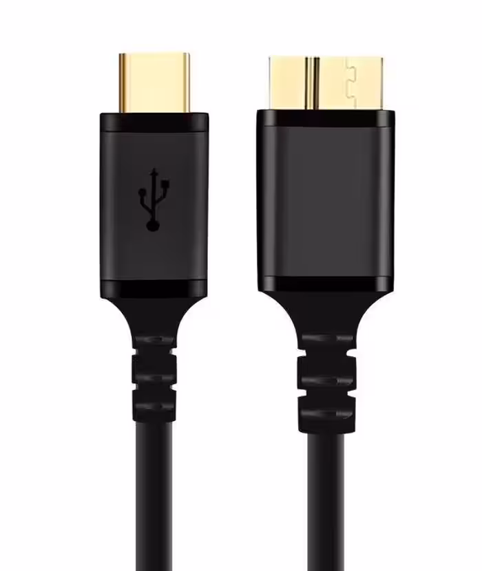 کابل تبدیل USB-C به microB کی نت پلاس مدل KP-C2008 طول 0.6متر