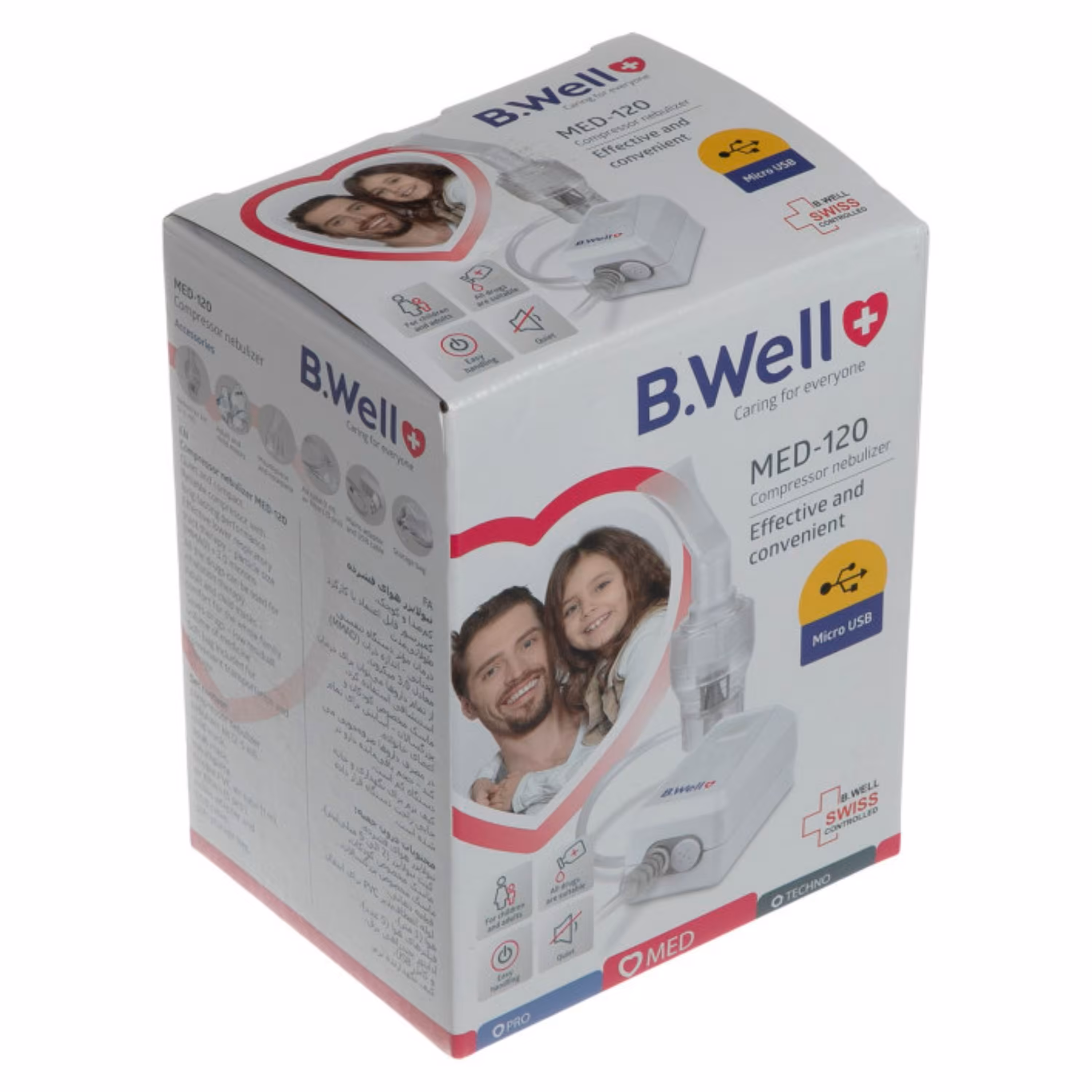 نبولایزر کمپرسور قابل حمل بی ول مدل MED-120