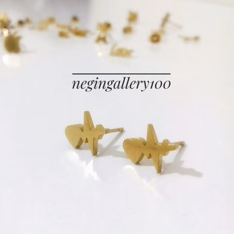 گوشواره میخی ضربان قلب