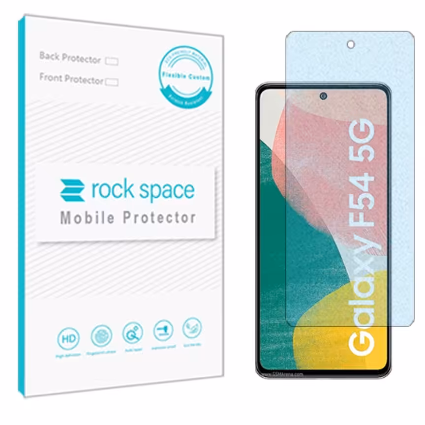  گلس نانو مات بلوکات (ضد اشعه آبی) و ضد ضربه سامسونگ Galaxy F54 5G برند راک اسپیس 