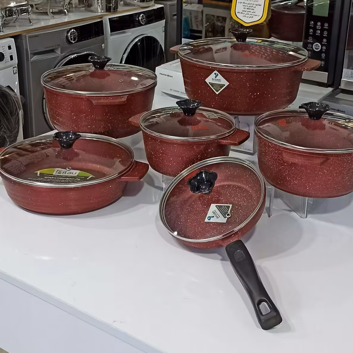 سرویس قابلمه14پارچه چدن پیلو ترک
