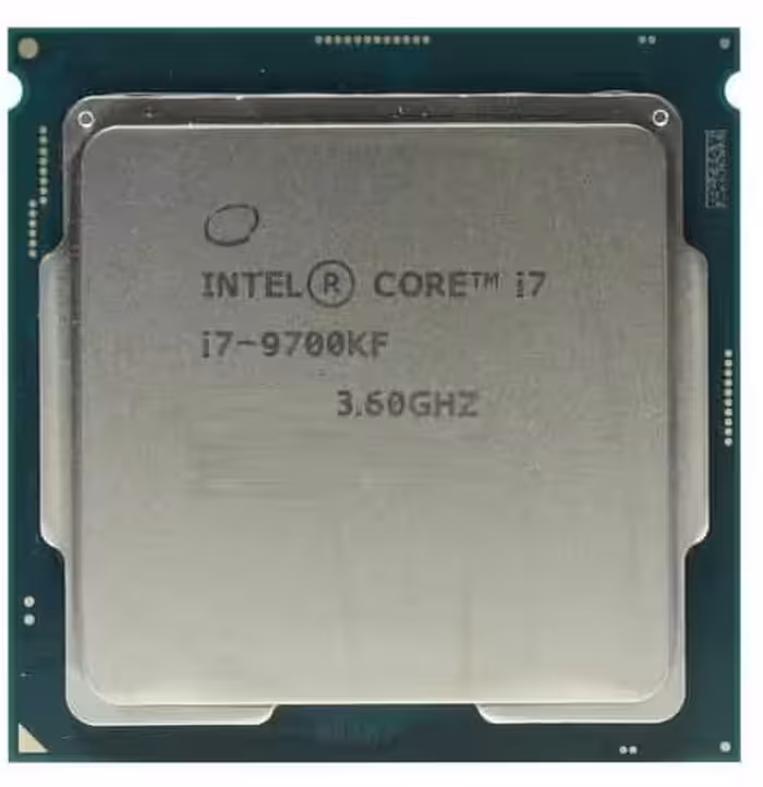 پردازنده CPU اینتل بدون باکس مدل Core i7-9700KF فرکانس 3.60 گیگاهرتز
