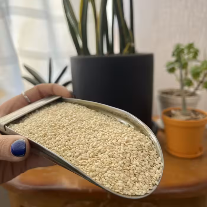 کنجد سفید ممتاز  (1 کیلویی)