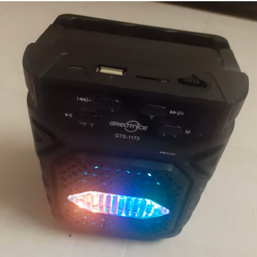 اسپیکر بلوتوثی قابل حمل 3 اینچ مدل gts-1173
